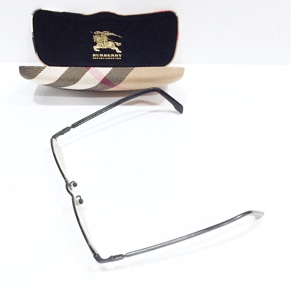 Burberry Safilo half rim optical frames with case - Picture 5 of 7